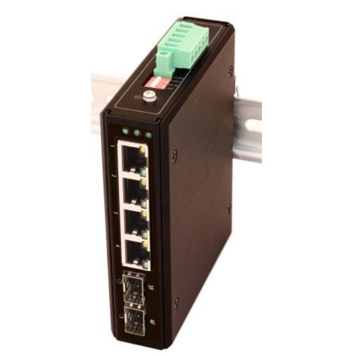 SW-80402/I Промышленный PoE коммутатор SW-80402/I Промышленный PoE коммутатор