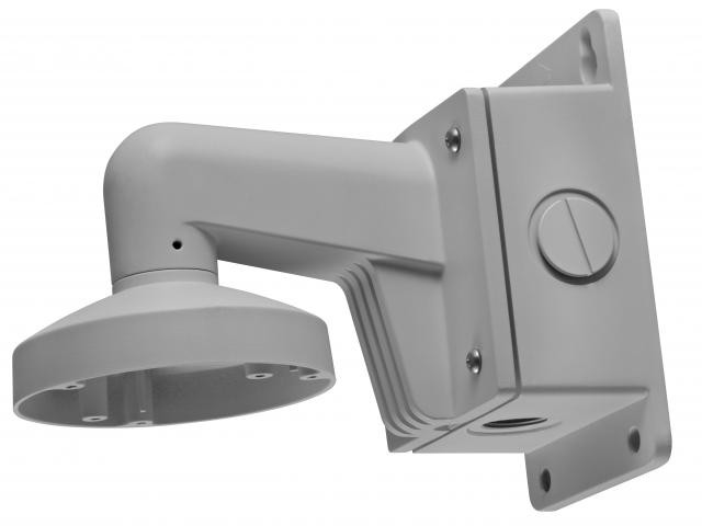 DS-1272ZJ-120B Настенный кронштейн, белый, для компактных купольных камер, идёт с монтажной коробкой, алюминий, 123x180x223мм