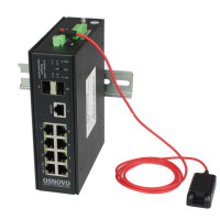 SW-80802/ILS (port 90W,300W) Промышленный управляемый HiPoE коммутатор