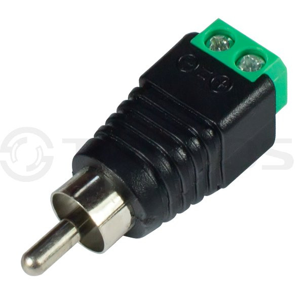 Tantos РАЗЪЕМ TS RCA штекер с клеммной колодкой (под винт) Tantos РАЗЪЕМ TS RCA штекер с клеммной колодкой (под винт)