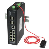 SW-80804/ILS (port 90W,300W) Промышленный управляемый (L2+) HiPoE коммутатор