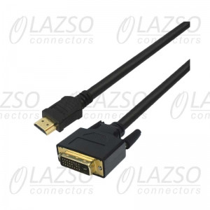 LAZSO WH-141(10m) Кабель соединительный HDMI-DVI LAZSO WH-141(10m) Кабель соединительный HDMI-DVI