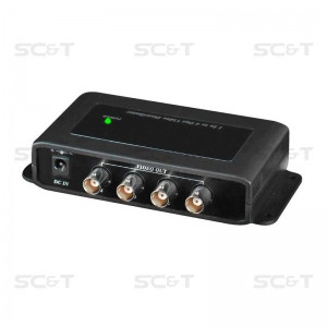 SC&T CD104HD Усилитель-разветвитель видеосигнала HDCVI/HDTVI/AHD SC&T CD104HD Усилитель-разветвитель видеосигнала HDCVI/HDTVI/AHD