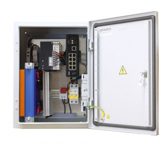 OS-34TB1(SW-60812/I) Уличный коммутатор с термостабилизацией и резервным питанием OS-34TB1(SW-60812/I) Уличный коммутатор с термостабилизацией и резервным питанием