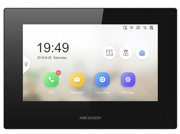 DS-KH6320-LE1(B) 7“ IP видеодомофон DS-KH6320-LE1(B) 7“ IP видеодомофон