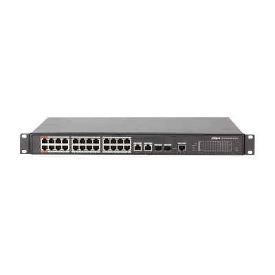 DH-PFS4226-24ET-360 24-портовый управляемый коммутатор с РоЕ, уровень L2 DH-PFS4226-24ET-360 24-портовый управляемый коммутатор с РоЕ, уровень L2