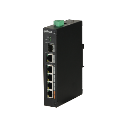 DH-PFS3106-4ET-60 4-портовый неуправляемый коммутатор с РОЕ, уличное исполнение DH-PFS3106-4ET-60 4-портовый неуправляемый коммутатор с РОЕ, уличное исполнение