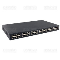 OSNOVO Midspan-24/370RGM Управляемый PoE-инжектор Gigabit Ethernet на 24 порта