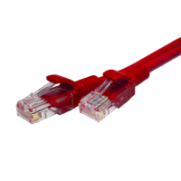 Патч-корд SUPRLAN U/UTP Cat.5e 4x2 26AWG (7x0.16mm) Cu LSZH красный 5м