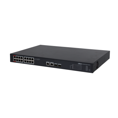DH-PFS3220-16GT-190 16-портовый управляемый гигабитный коммутатор с PoE DH-PFS3220-16GT-190 16-портовый управляемый гигабитный коммутатор с PoE