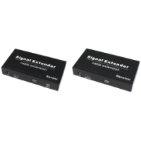 TLN-VKM/1+RLN-VKM/1(ver.2) Комплект (передатчик+приемник) для передачи VGA, USB(клавиатура+мышь) и аудиосигнала по сети Ethernet