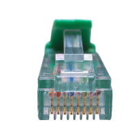 Патч-корд SUPRLAN U/UTP Cat.5e 4x2 26AWG (7x0.16mm) Cu LSZH зеленый 1м