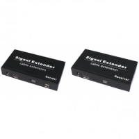 TLN-HiKM/1+RLN-HiKM/1(ver.2.1) Комплект для передачи HDMI, 2xUSB(клавиатура+мышь) и ИК управления по сети Ethernet
