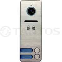 Tantos iPanel 2 (Metal) 2 аб. Цветная вызывная панель видеодомофона на 2 абонента