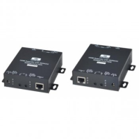 HE02EIX Комплект (передатчик + приёмник) для передачи HDMI + ИК управление + RS232
