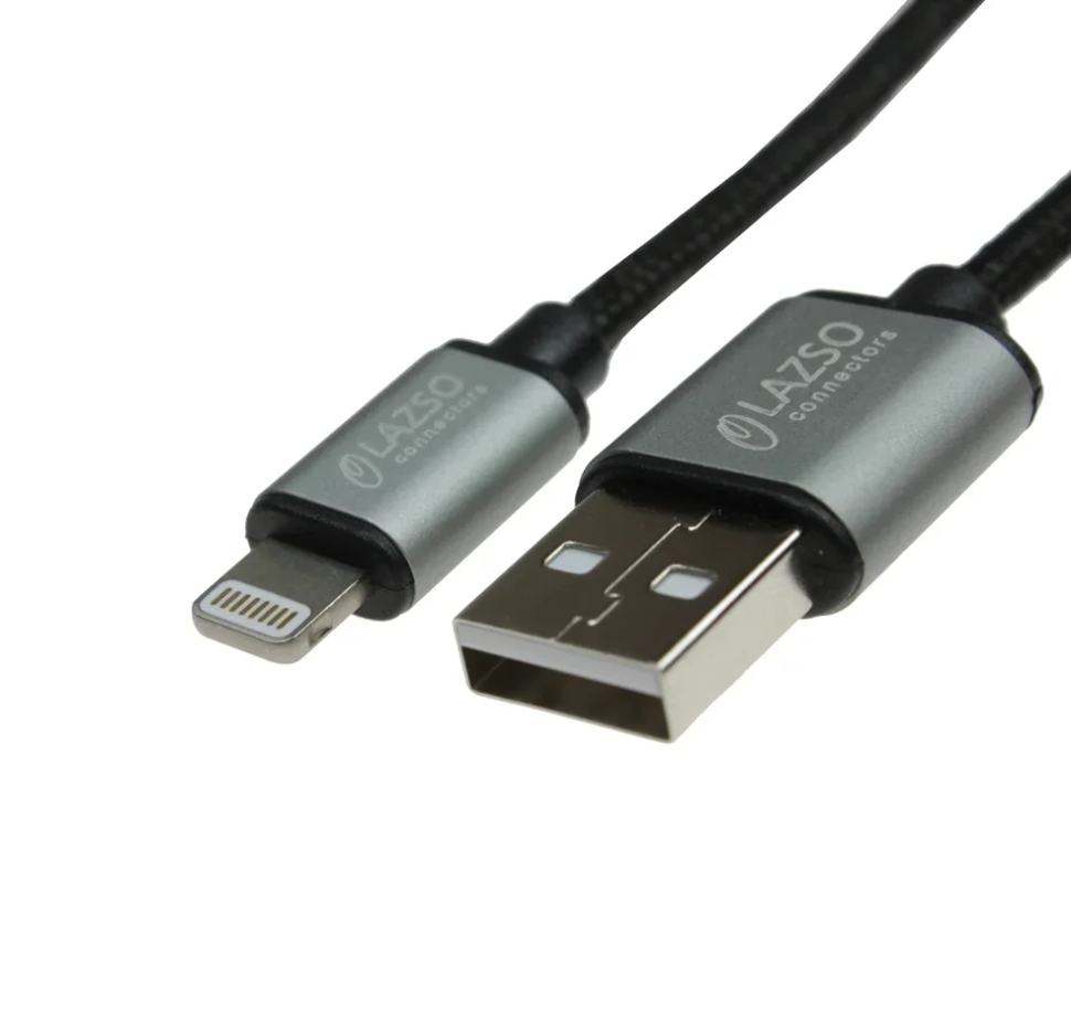 WU-202(1,2m) Кабель для передачи данных и зарядки USB2.0 (MFI Lightning)