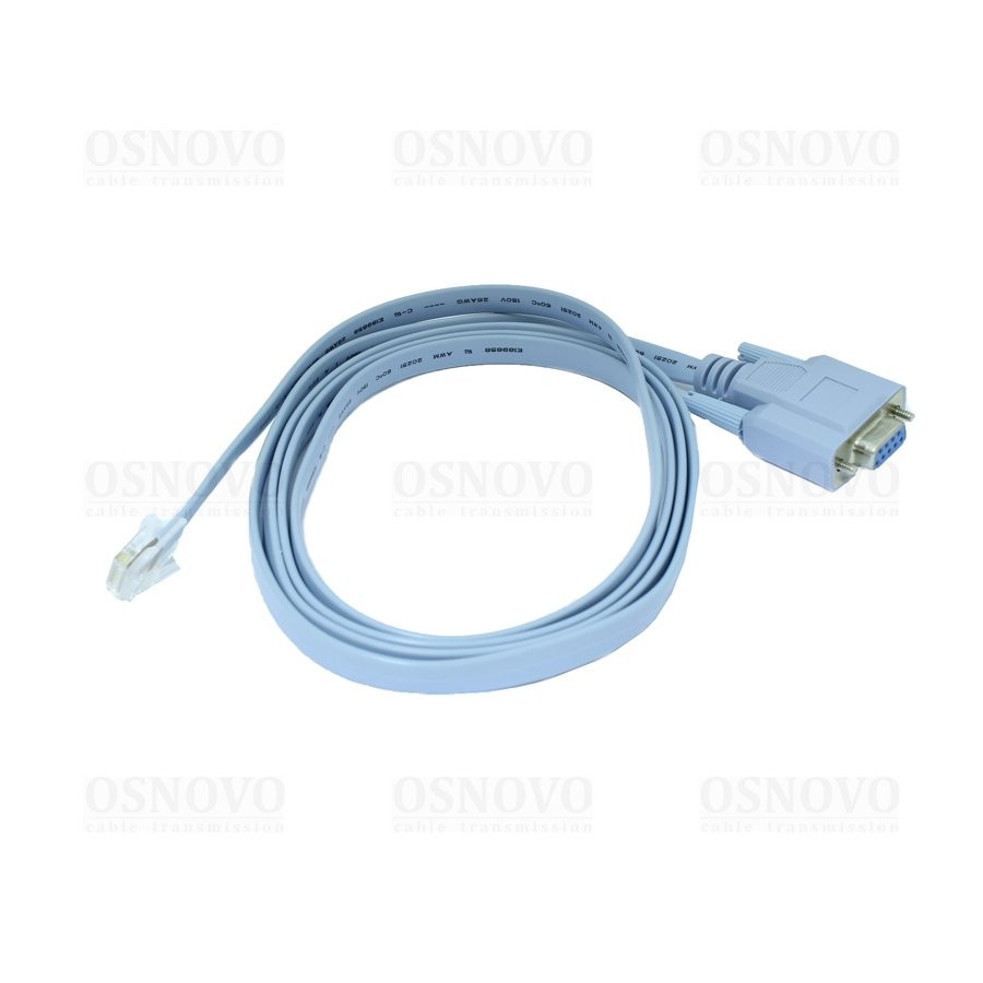 Console-RJ45-DB9F Консольный кабель