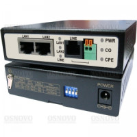 OSNOVO TR-IP2 Удлинитель Ethernet на 2 порта до 3000м