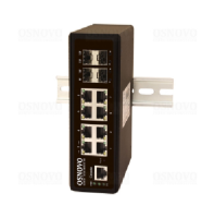 SW-70804/IL Промышленный управляемый (L2+) коммутатор Gigabit Ethernet на 8 GE Rj45 + 4 GE SFP порта