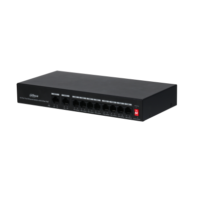 DH-PFS3010-8ET-65 8-портовый неуправляемый коммутатор с РоЕ DH-PFS3010-8ET-65 8-портовый неуправляемый коммутатор с РоЕ