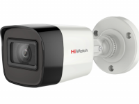 DS-T500A(B) (3.6mm) 3К (5Мп 16:9) уличная цилиндрическая HD-TVI камера с гибридной подсветкой EXIR/LED до 30/20м и встроенным микрофоном (AoC)