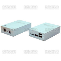 OSNOVO TA-U1/4+RA-U3/4 Удлинитель-распределитель интерфейса USB2.0 по кабелю витой пары (CAT5/5e/6) до 60м