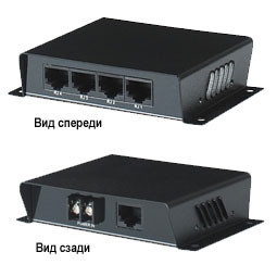 SC&T TDP414V Пассивный концентратор четырех видеосигналов SC&T TDP414V Пассивный концентратор четырех видеосигналов