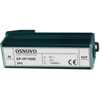SP-IP/100D Устройство грозозащиты для локальной вычислительной сети (скорость до 100 Мб/с)