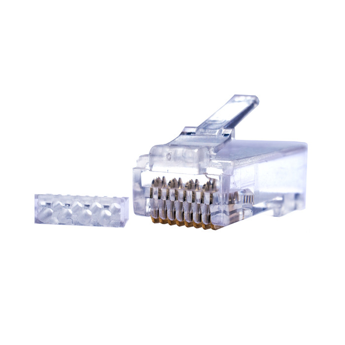 Коннекторы 8P8C UTP Cat.6 50U (RJ-45) (100 pcs) Коннекторы 8P8C UTP Cat.6 50U (RJ-45) (100 pcs)