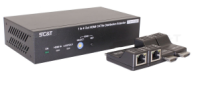 HE04SEK Комплект (удлинитель-распределитель+4 приёмника) HDMI 1.4 (1 вход/4 выхода) с передачей по кабелю витой пары CAT5e на удалённые приёмники