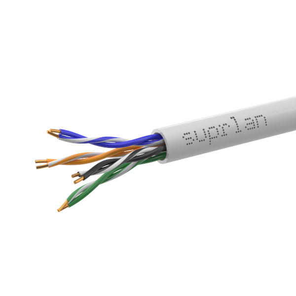 Кабель SUPRLAN Median UTP Cat.5e 4x2xAWG24 Cu PVC Indoor 305м