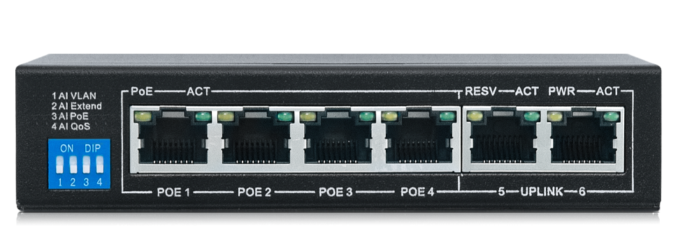 PPS-204 Неуправляемый коммутатор с технологией PoE для систем IP-видеонаблюдения PPS-204 Неуправляемый коммутатор с технологией PoE для систем IP-видеонаблюдения