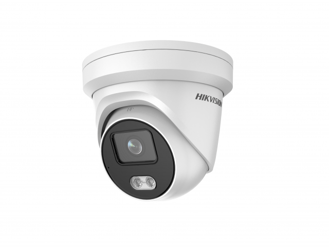 HIKVISION DS-2CD2327G2-LU (C) (2.8mm) 2Мп уличная купольная IP-камера с LED-подсветкой до 30м и технологией AcuSense