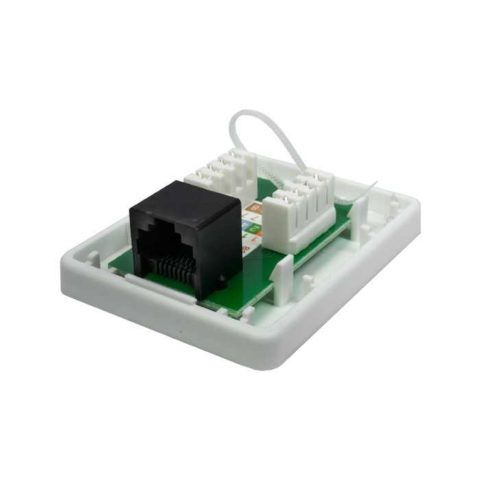 Компьютерная розетка 8P8C (RJ-45), UTP, Cat.5e, 1 порт Компьютерная розетка 8P8C (RJ-45), UTP, Cat.5e, 1 порт