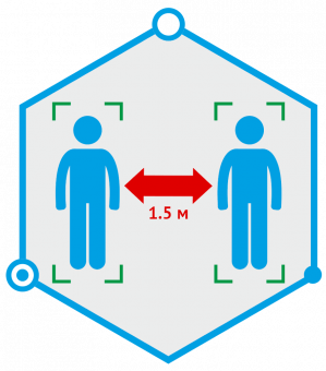 TRASSIR Social Distance detector модуль программного обеспечения