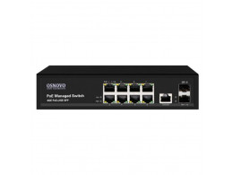 SW-70802/IL Промышленный управляемый (L2+) коммутатор Gigabit Ethernet на 8 GE Rj45 + 2 GE SFP порта SW-70802/IL Промышленный управляемый (L2+) коммутатор Gigabit Ethernet на 8 GE Rj45 + 2 GE SFP порта
