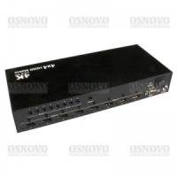 OSNOVO MX-Hi404/1 Профессиональный матричный коммутатор HDMI v1.4 (4вх./4вых.), с поддержкой 3D