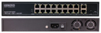 SW-61621(300W) PoE коммутатор Fast Ethernet на 16 x RJ45 PoE + 2 x RJ45 GE + 1 SFP GE порта