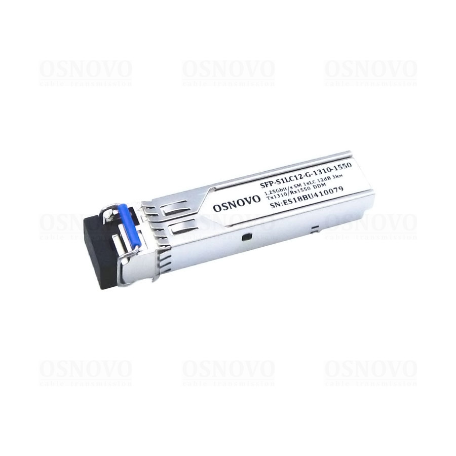 OSNOVO SFP-S1LC12-G-1310-1550 Оптический SFP Модуль OSNOVO SFP-S1LC12-G-1310-1550 Оптический SFP Модуль