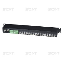 SC&T TPP016HD Пассивный 16-канальный приёмопередатчик HDCVI/HDTVI/AHD