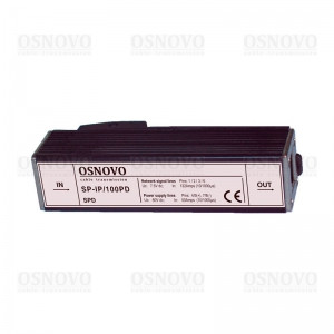 OSNOVO SP-IP/100PD Устройство грозозащиты для локальной вычислительной сети (скорость до 100 Мбит/с) с защитой линий PoE (af/at, метод B, контакты 4/5, 7/8), двухуровневая защита OSNOVO SP-IP/100PD Устройство грозозащиты для локальной вычислительной сети (скорость до 100 Мбит/с) с защитой линий PoE (af/at, метод B, контакты 4/5, 7/8), двухуровневая защита