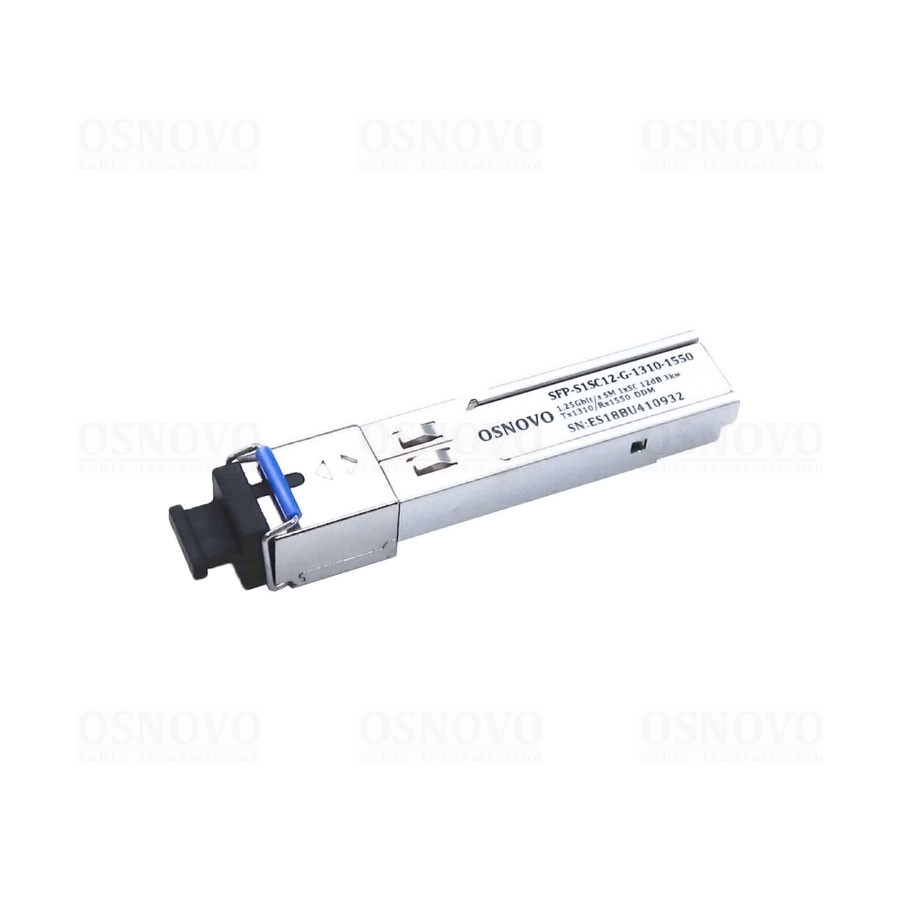 OSNOVO SFP-S1SC12-G-1550-1310-I Оптический SFP Модуль промышленный OSNOVO SFP-S1SC12-G-1550-1310-I Оптический SFP Модуль промышленный