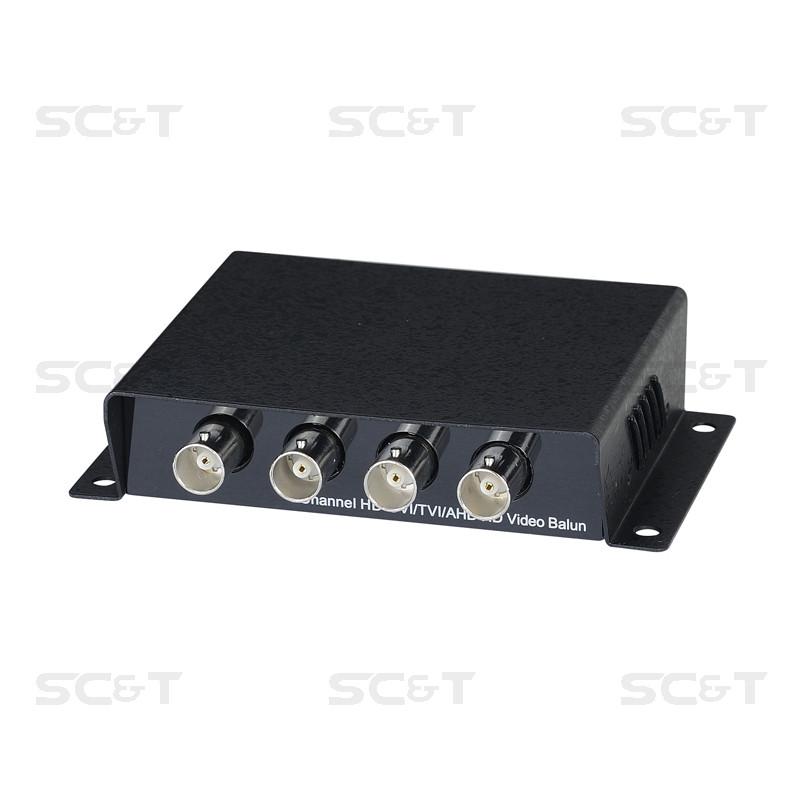 SC&T TTP414HD Пассивный 4-канальный приёмопередатчик HDCVI/HDTVI/AHD SC&T TTP414HD Пассивный 4-канальный приёмопередатчик HDCVI/HDTVI/AHD