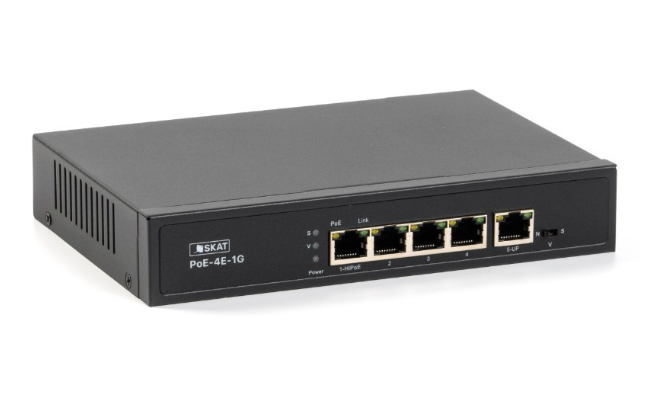 SKAT PoE-4E-1G Коммутатор SKAT PoE-4E-1G Коммутатор
