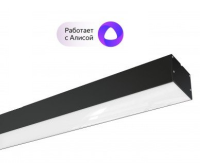 Умный чёрный накладной линейный светильник Sibling Interior Light-ZCLLB