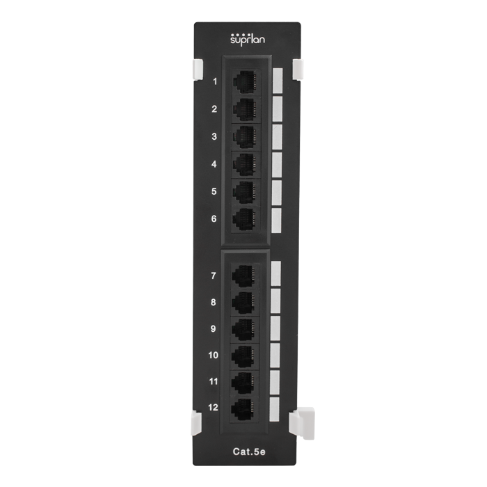 Патч-панель настенная 12хRJ-45, UTP, Cat.5e