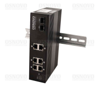 OSNOVO SW-8062/IC Промышленный PoE коммутатор Gigabit Ethernet на 8 портов