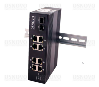 OSNOVO SW-60802/IC Промышленный PoE коммутатор Fast Ethernet на 10 портов