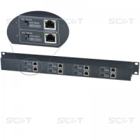 IP08P Приёмник Ethernet и питания (PoE) 8-канальный