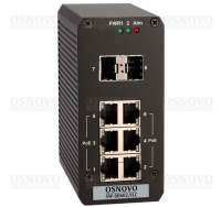 OSNOVO SW-60602/ILC Промышленный управляемый (L2+) PoE коммутатор на 8 портов